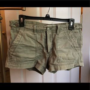 Cute Green Mini Shorts